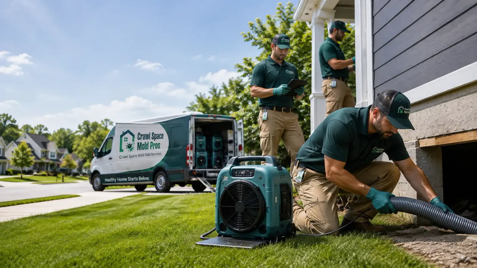 Crawl Space Mold Removal in Sumner, IL